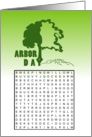 Arbor Day Word Search Puzzle card