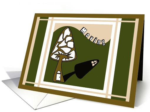 Mushroom Treehouse Moving card (719538)