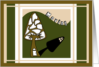 Mushroom Treehouse Moving card