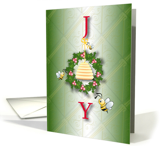 Bees Joy Season's Greetings card (724613)