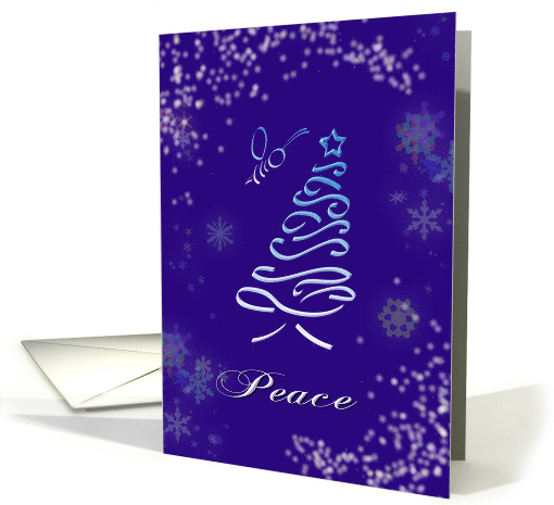 Bee Peace Season's Greetings card (724986)
