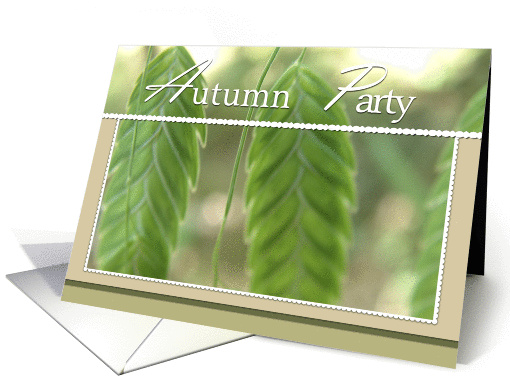 Autumn Party Invite card (771905)