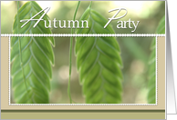 Autumn Party Invite