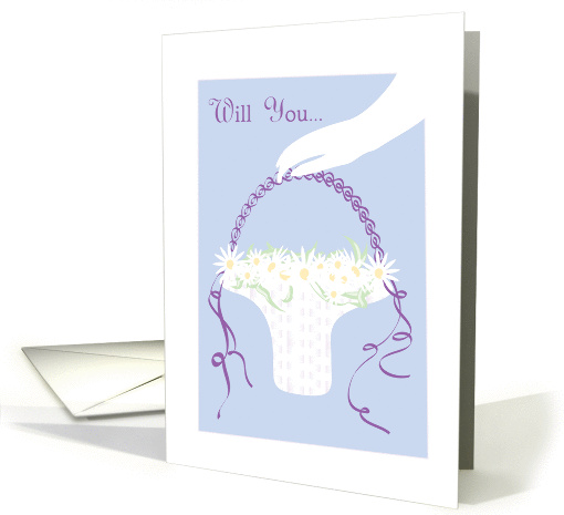 Will You Be Our Flower Girl card (803283)