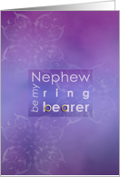 Nephew Be My Ring Bearer card