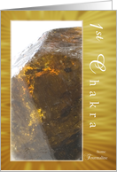 First Chakra Brown Tourmaline card