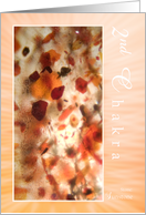 Orange Sunstone Second Chakra card