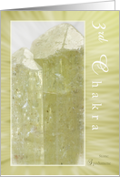 Yellow Beryl Third Chakra card