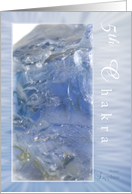 Blue Sapphire Fifth Chakra card