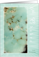 Turquoise Sixth Chakra card