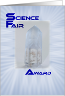 Science Fair Crystal Congratulations card