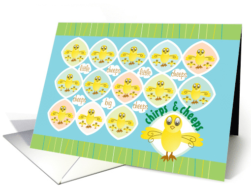 Cheeps and Chicks Happy Easter card (913417)