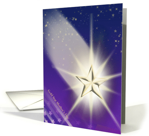 Shooting Star Gold Star Mother's Day card (942553)