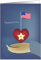 Love and Support Gold Star Mother’s Day card