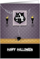 Unlock Creepy Crawley Fun Happy Halloween card