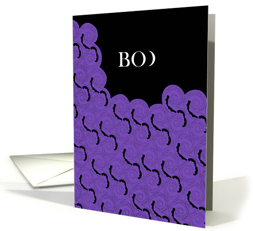 Boo Bats and Spider Web Halloween card (959207)