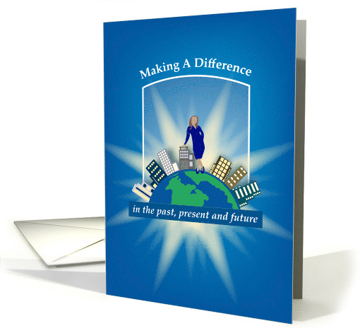 Making a Difference Future National Business Women's Day card (963385)