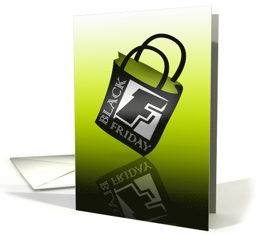 Reflection Shopping Bag Black Friday card (966761)
