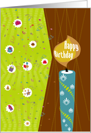 Icon Confetti Happy Birthday card