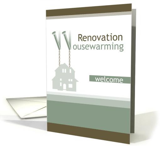 Nails and House Renovation Housewarming Party Invite card (974253)