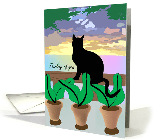 End of a Purrfect Day Thinking of You card (974465)