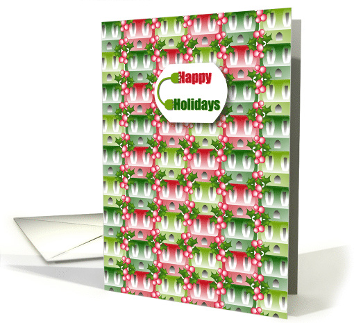 Electric Receptacle Happy Holidays card (974857)