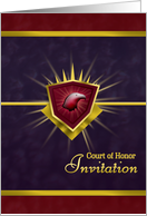 Eagle Head Court of Honor Invitation card