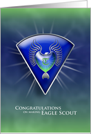 Eagle Monogram T Congratulations Eagle Scout card
