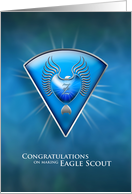 Eagle Monogram Z Congratulations Eagle Scout card
