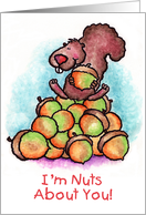 Nutty Squirrel card