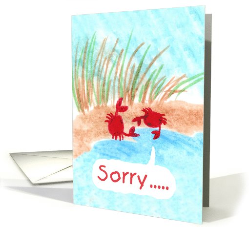 Crabby Crabs card (722322)