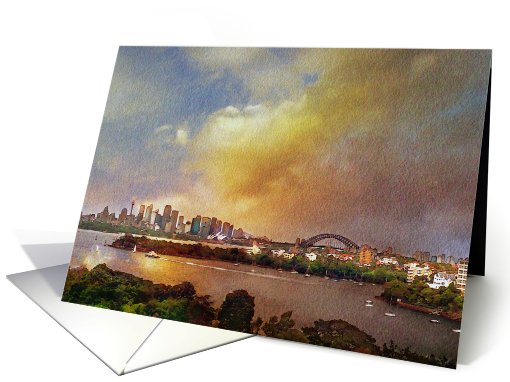 View from Taronga Zoo. card (718006)