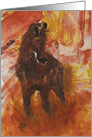 Bay Horse Fine Art Blank Any Occasion card