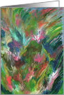 Floral Abstraction Flowers Fine Art Blank Any Occasion card