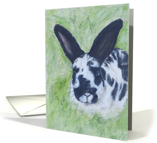 Bunny Rabbit Fine Art Easter card (1423926)