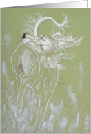 Saluki Dog Fine Art Blank Any Occasion card