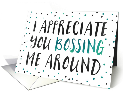 Happy Boss's Day card (1400644)