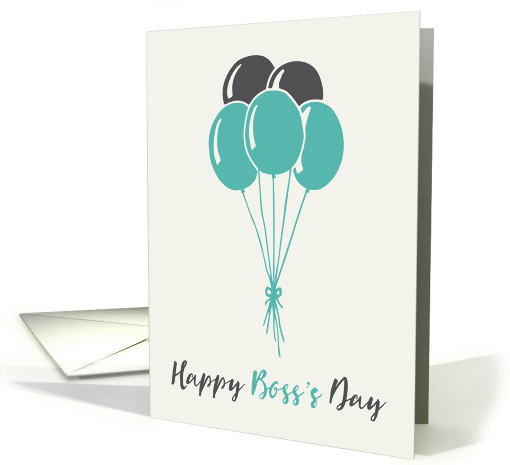 Happy Boss's Day - Balloons card (1402806)
