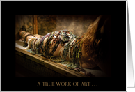A True Work of Art card