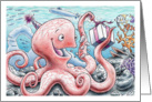 Birthday Octopus card