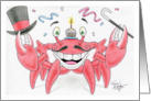 Birthday Crab card