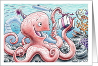Birthday Octopus card