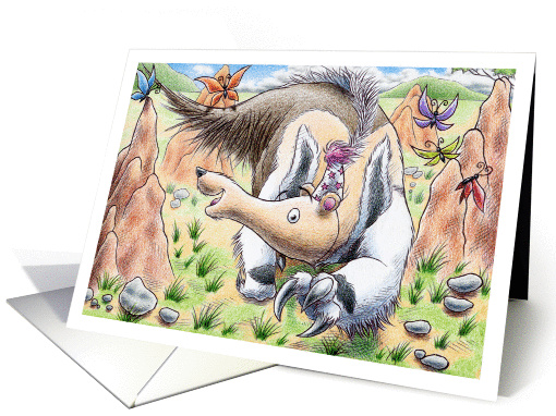 Birthday Anteater card (1135890)