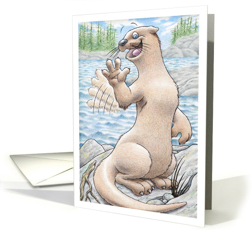 Thank You Otter card (1282358)