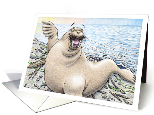 Thank You Walrus card (1286686)