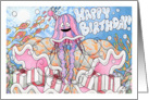 Birthday Jelly Fish card