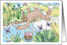 Birthday Sloth card