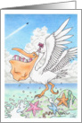 Birthday Pelican card