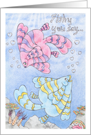 Valentine’s Day Fish card