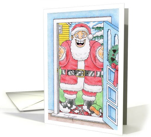 Christmas Santa Claus card (732493)